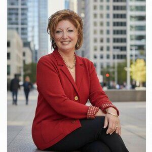 St. John Vibrant Red Blazer